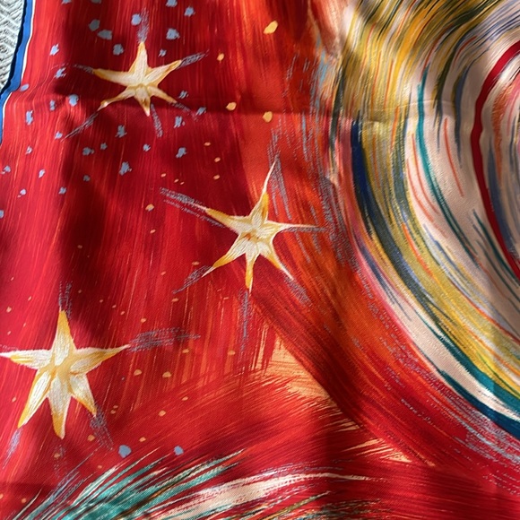 Hermes Feux Du Ciel Silk Scarf - Picture 6 of 7